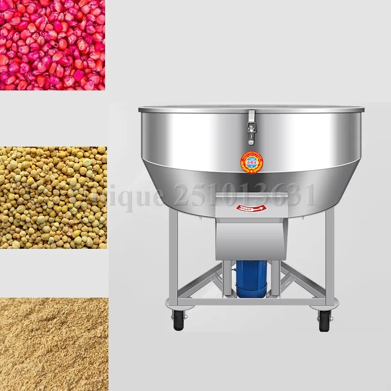 Stainless Steel Poultry Feeding Animal Feed Pellet Mill Mixer Processing Grain Powder Mixing Blending Machine