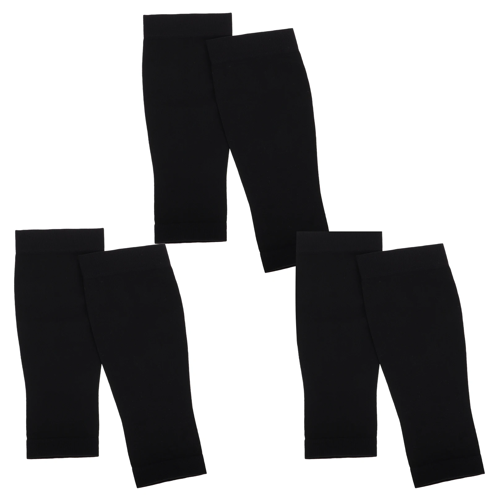 

3pcs Sport Knee Pads Compression Leg Sleeves Elastic Shin Guards Running Breathable Durable Leg Wraps For Men