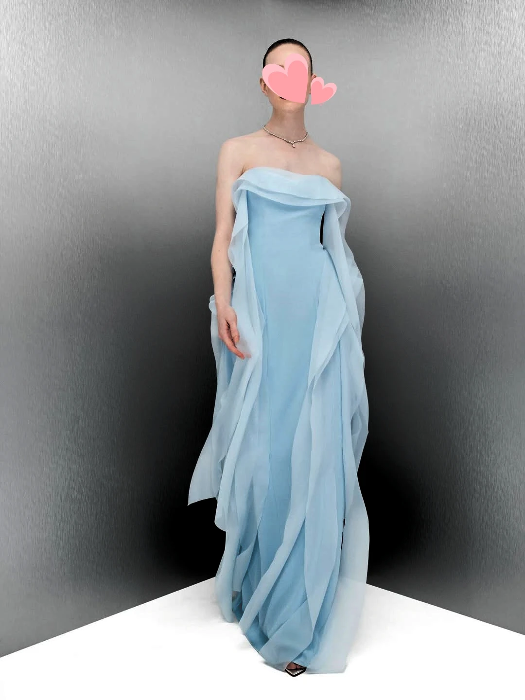 

Oisslec Dress Elegant Vintage Sweet Blue Mermaid Stylish Summer New Customize Formal Occasion Prom Dress Evening Party Gowns