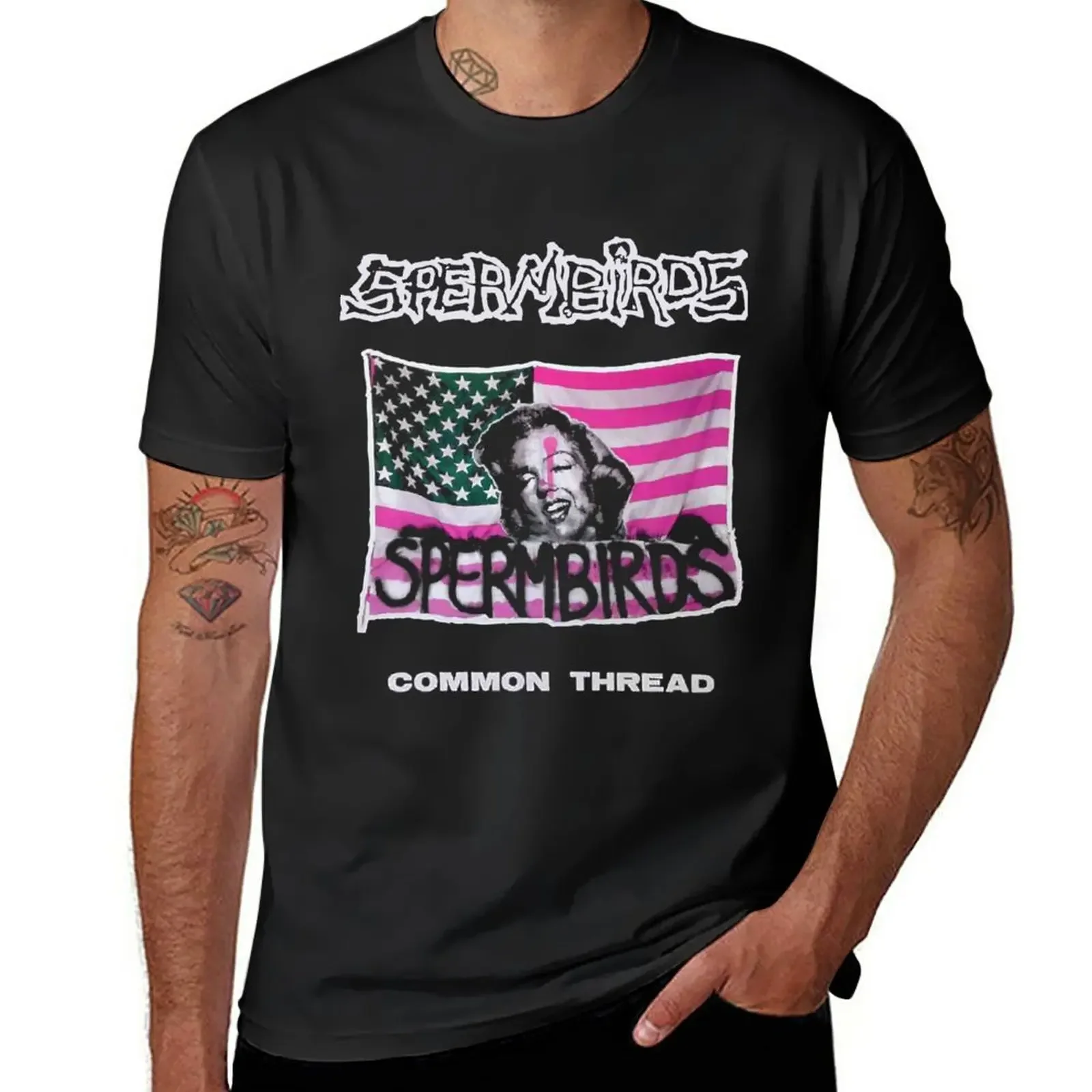 New Spermbirds - Common Thread T-Shirt blanks anime clothes tee shirts for men