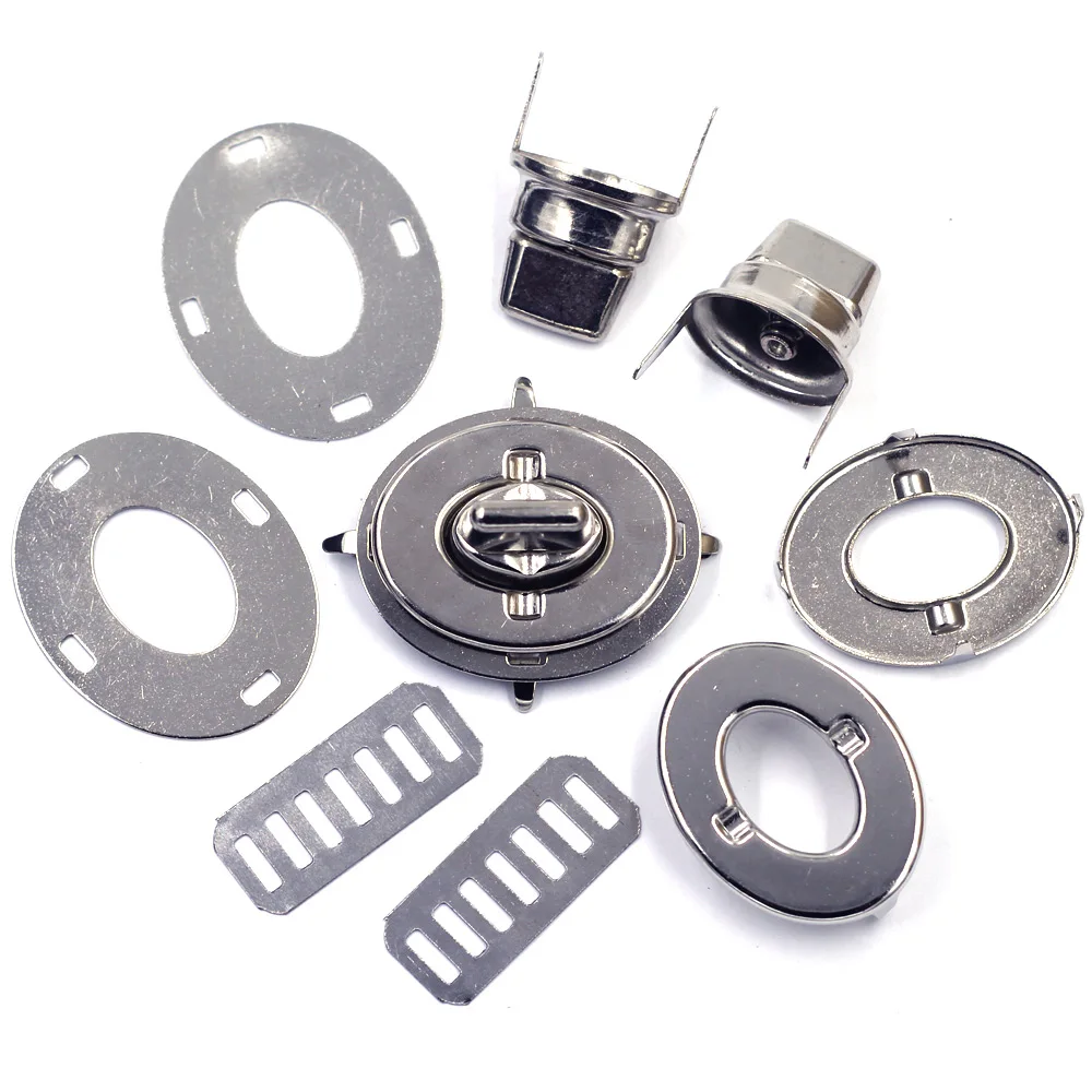 

20Sets/50Sets Kiss Clasps Lock Twist Turn Frame Hardware Alloy Silver Tone For Luggage Shoulder Purse Bags DIY Part 37x30mm