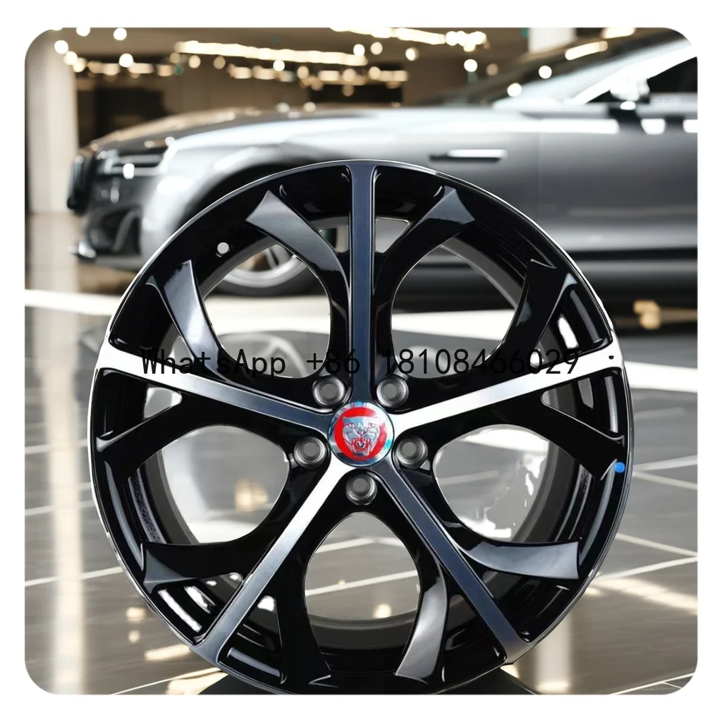 Tailored Customized Forged Wheels Black And Machined Face 19-22 Inch PCD 5x108  For Jaguar E-pace F-pace F-type I-Pace