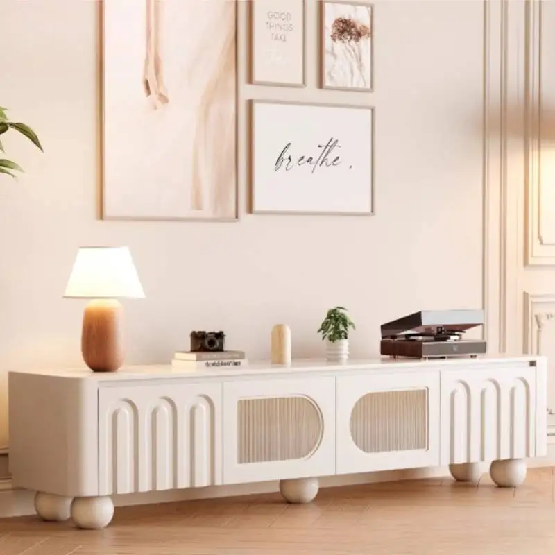 

Narrow Minimalist Tv Cabinet Hiding Extendable Long White Tv Stands Modern Storage Designer Mueble Televisor Furniture For Home