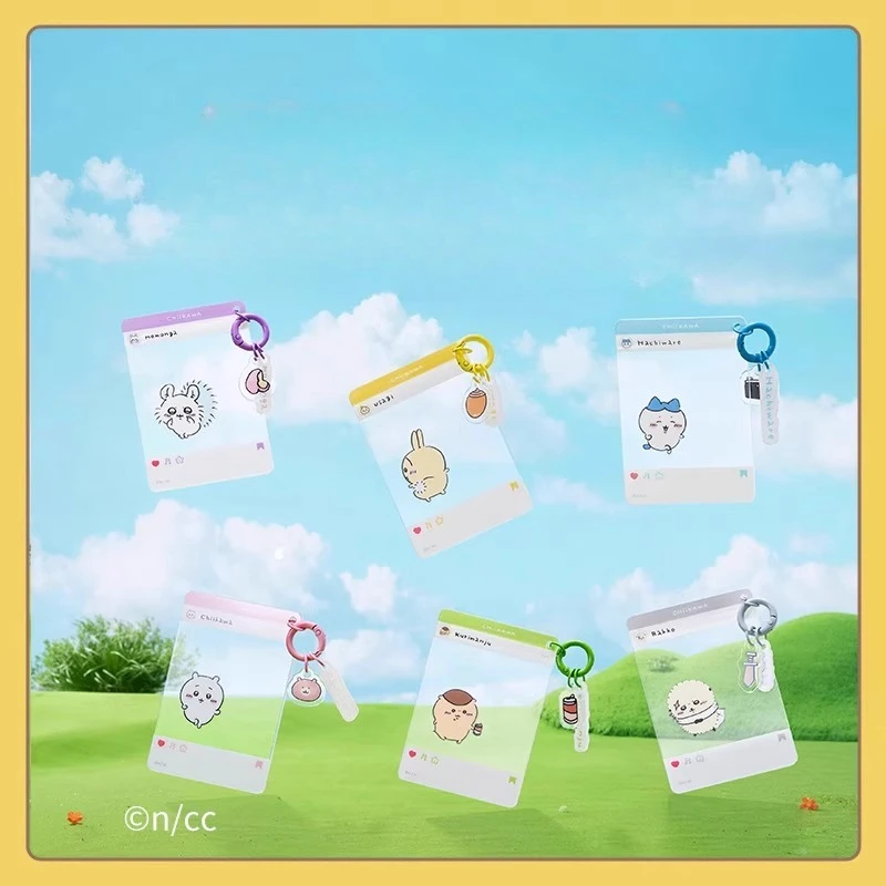 

Chiikawa Series Translucent Card Keychain Blind Bag Mystery Pack - Random Collectible Mini Figures for Surprise Gifts