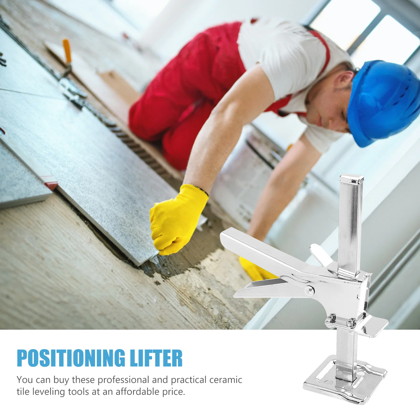 Tile Leveling Tool Stainless Steel Floor Wall Tile Installation Lifter Height Adjuster Kit For Ceramic Tiling