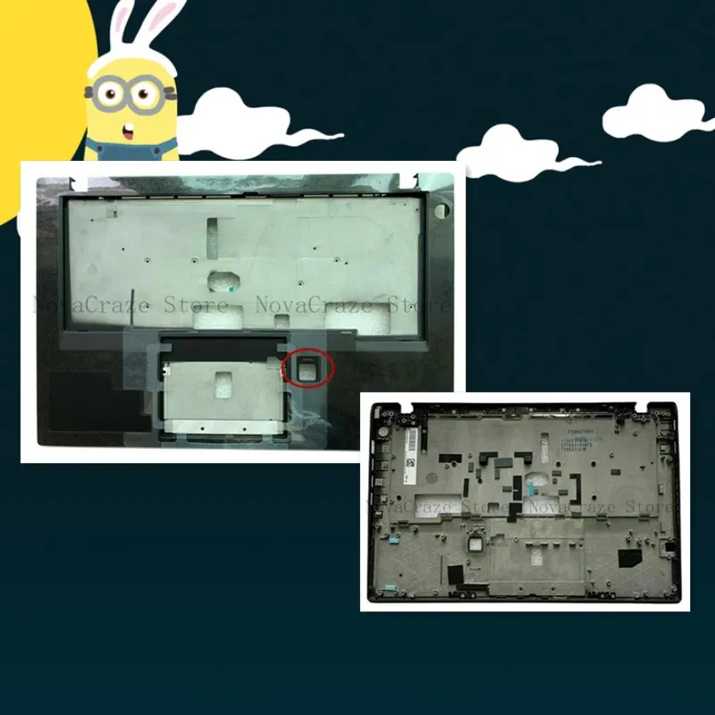 

НОВИНКА для Thinkpad T470S, рамка для клавиатуры с упором для рук и отверстием для отпечатков пальцев 01ER102