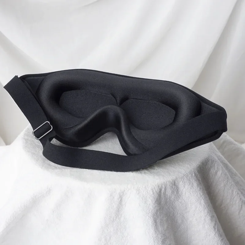 Mascarilla para dormir 3D, espuma viscoelástica, bloquea la luz, máscara para dormir, sombra de ojos, venda para los ojos, mascarilla para dormir, ayuda para dormir, parche facial