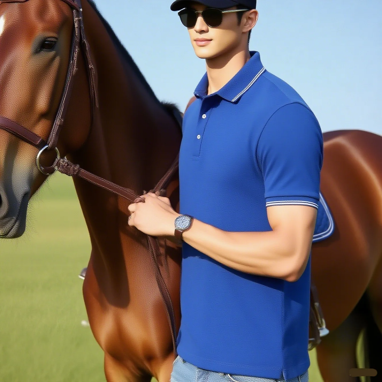 

New 2025 Hot Sale Men's Summer Casual Breathable Comfortable Polo Shirt Men's Solid Color High Quality Short Sleeve T-Shirt ﻿