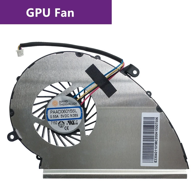 Brand New Original Laptop CPU GPU Cooling Fan For MSI GL72M GE72VR GF72VR GP72MVR GP72VR GL72VR MS-179B MS-1799