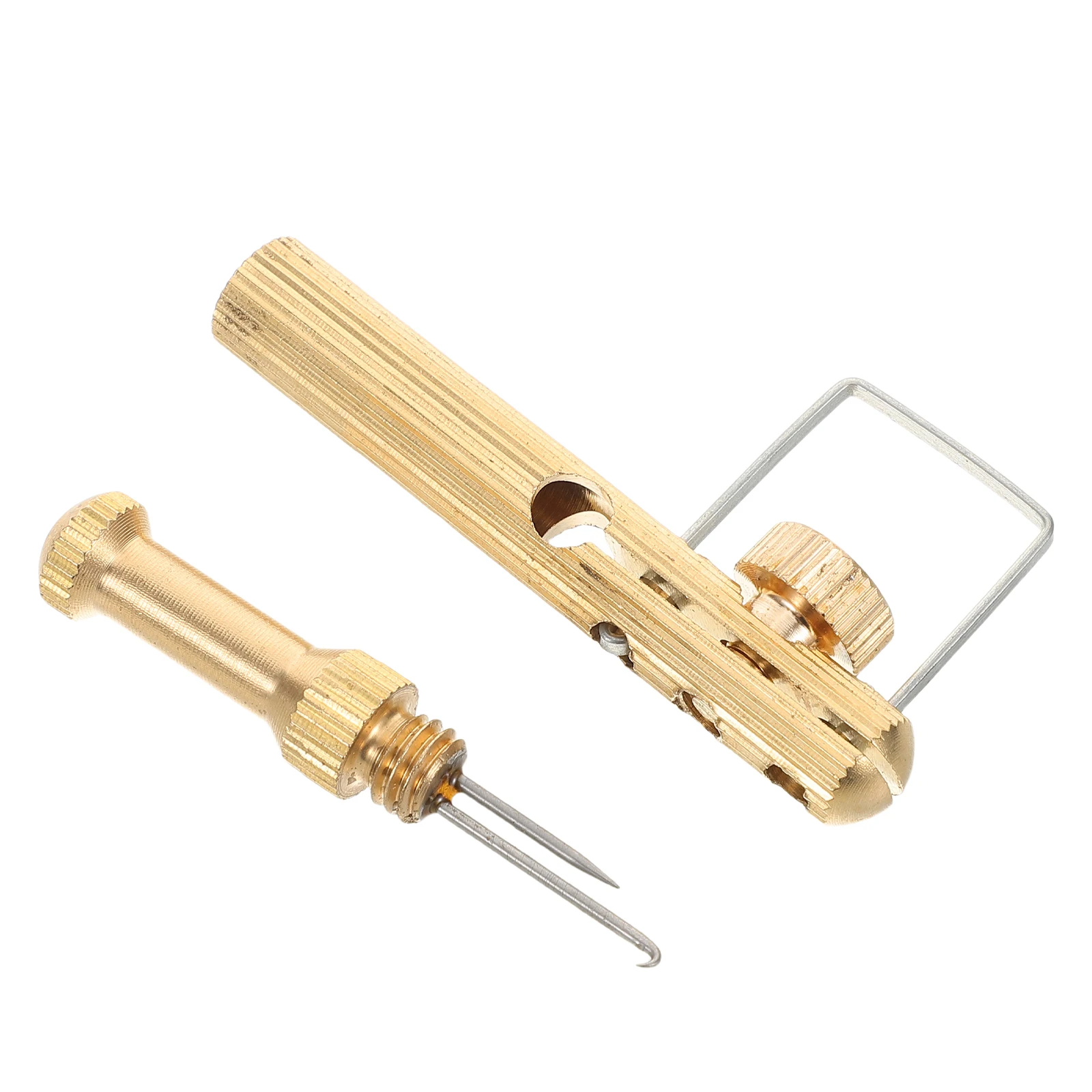 

Hook Tie Fish Knot Tying Tool Gripper Pliers Manual Fishing Holder Copper Clamp Grippers