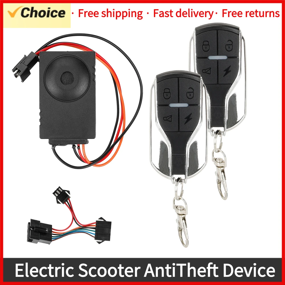 Electric Scooter AntiTheft Device Vibration Alarm System Waterproof Support Vehicle Search Function For Dualtron 36-72V