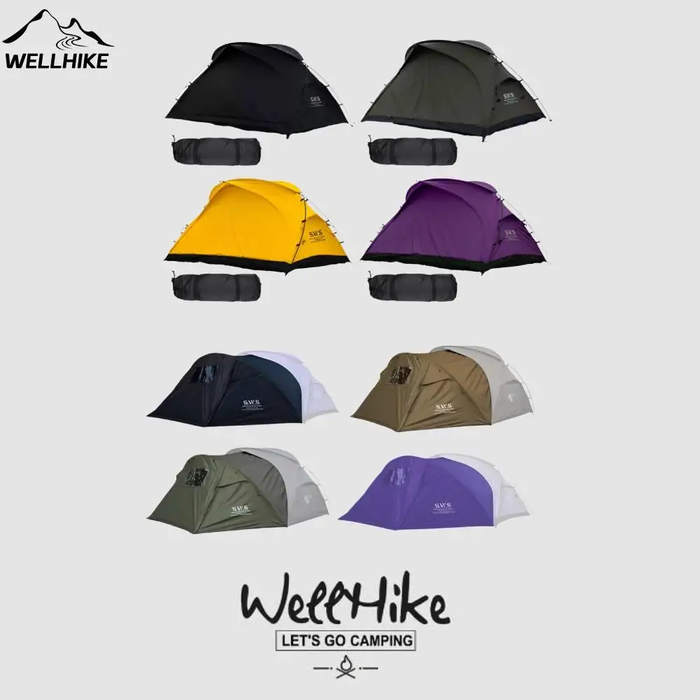 WELLHIKE Camping Expansion Tent Used With SWS Morning Dew Tent 2 Person Waterproof Camping Sleeping Tent Shelters Outdoor Hiking