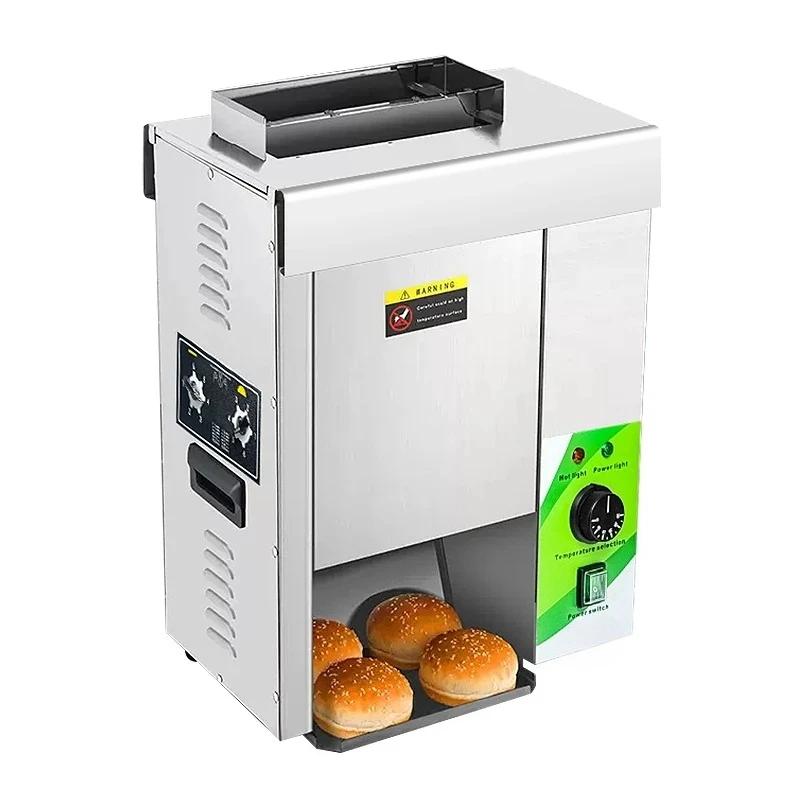 Commercial Electric Burger Machine with Conveyor Hamburger Bun Toaster