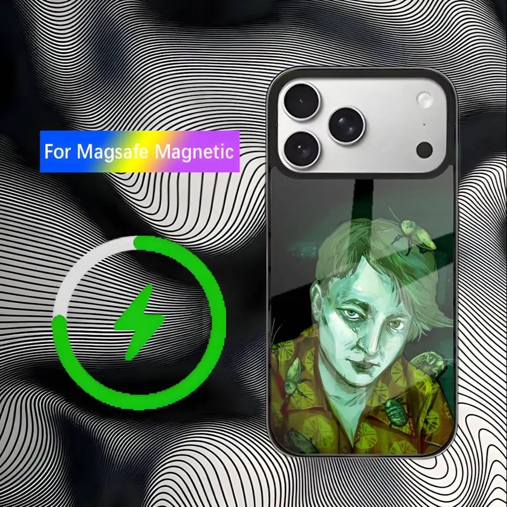 لا أنا لست حافظة هاتف ألعاب بشرية لهاتف iPhone 17,16,15,14,13,12,11,Pro,Max,Plus,Mini,SE4,E شحن لاسلكي Magsafe مغناطيسي