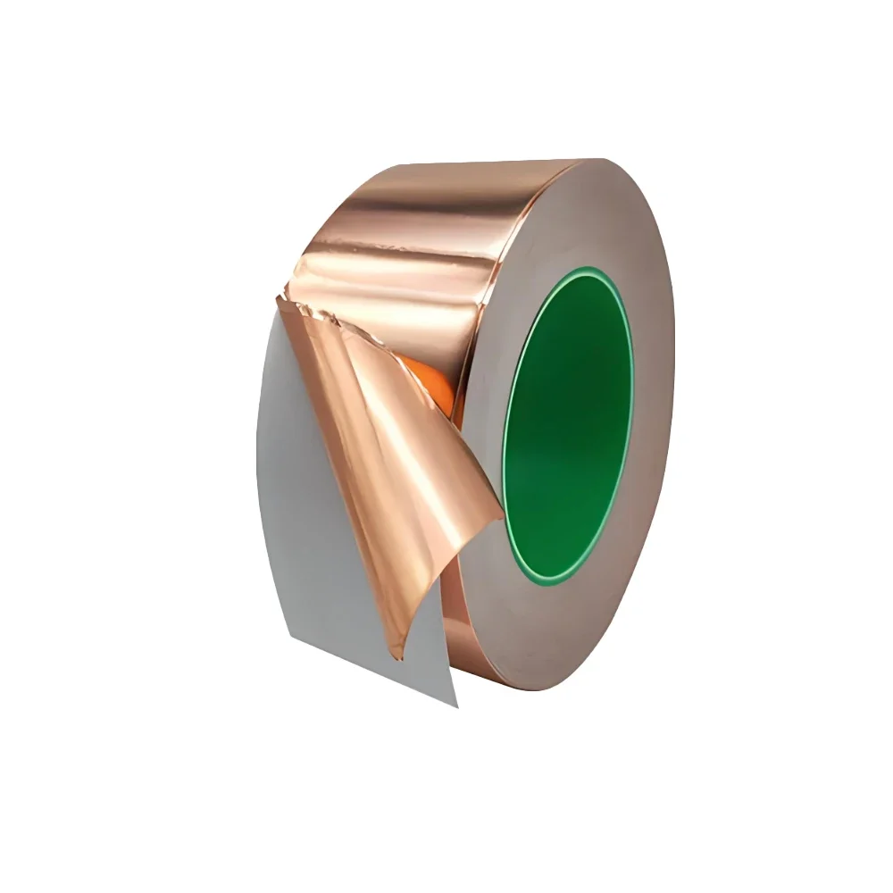 HWK 50mm Conductive Copper Foil Tape Anti-Interference Electrical Repair Masking Stained Glass Dryer Vent 20mm 30mm Widths