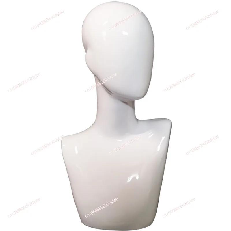 

Wig Mannequins with Shoulders Clothing Store Dummy Mannequin Head for Necklace Hat Jewelry Store Mannequin Window Display Props