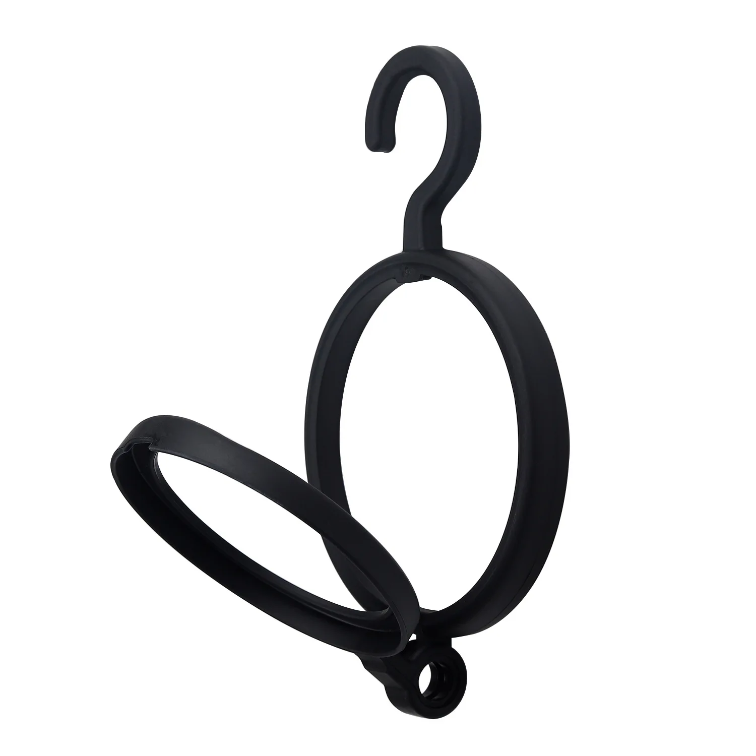 3 個/5 個ウィッグスタンドホルダー吊り下げプラスチック製の頑丈なウィッグ用スタンド黒と白の色 M033