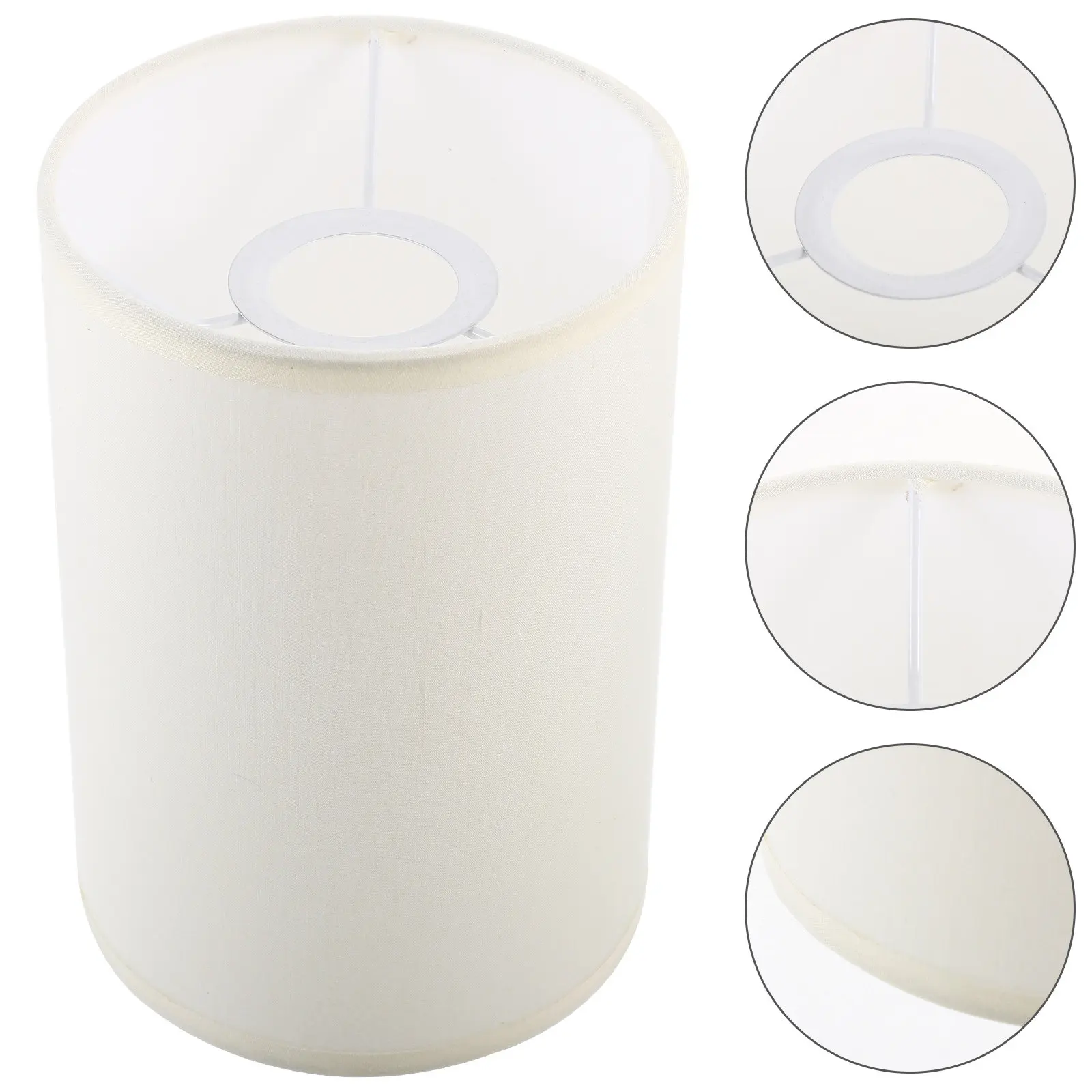 

E27 Light Socket Round Decorative Lampshade Iron Lamp Shade Cover for Table Floor Lamp Bedroom Living Room Lampshades Small