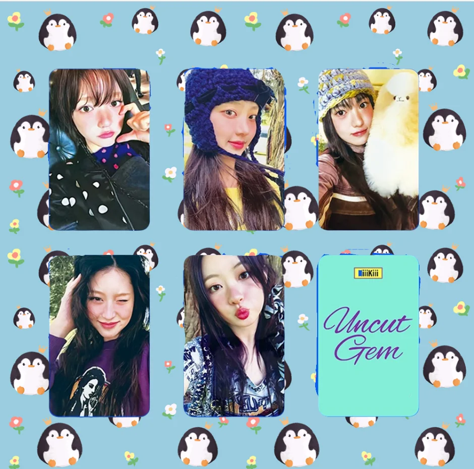 Kpop Nieuwe Groep KIIKIII Debuut Album HD Afdrukken LOMO Kaarten Kleine Kaarten LEESOL SUI HAUM JIYU KYA Fans Geschenken Collectie