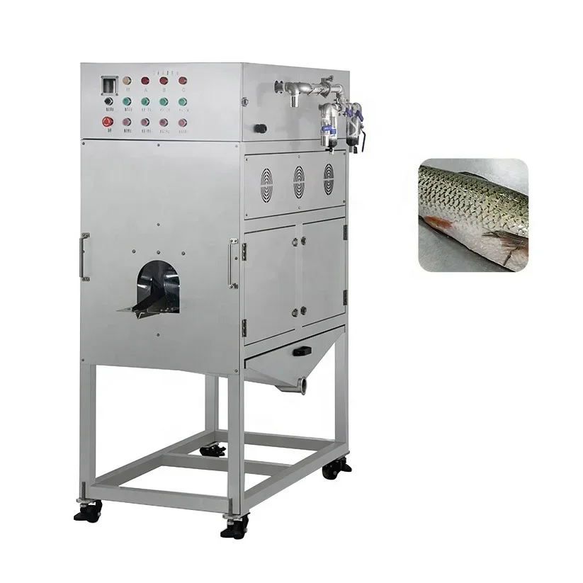 Automatic electric sea bass pike-perch fish descale scale descaling scaling remove remover machine