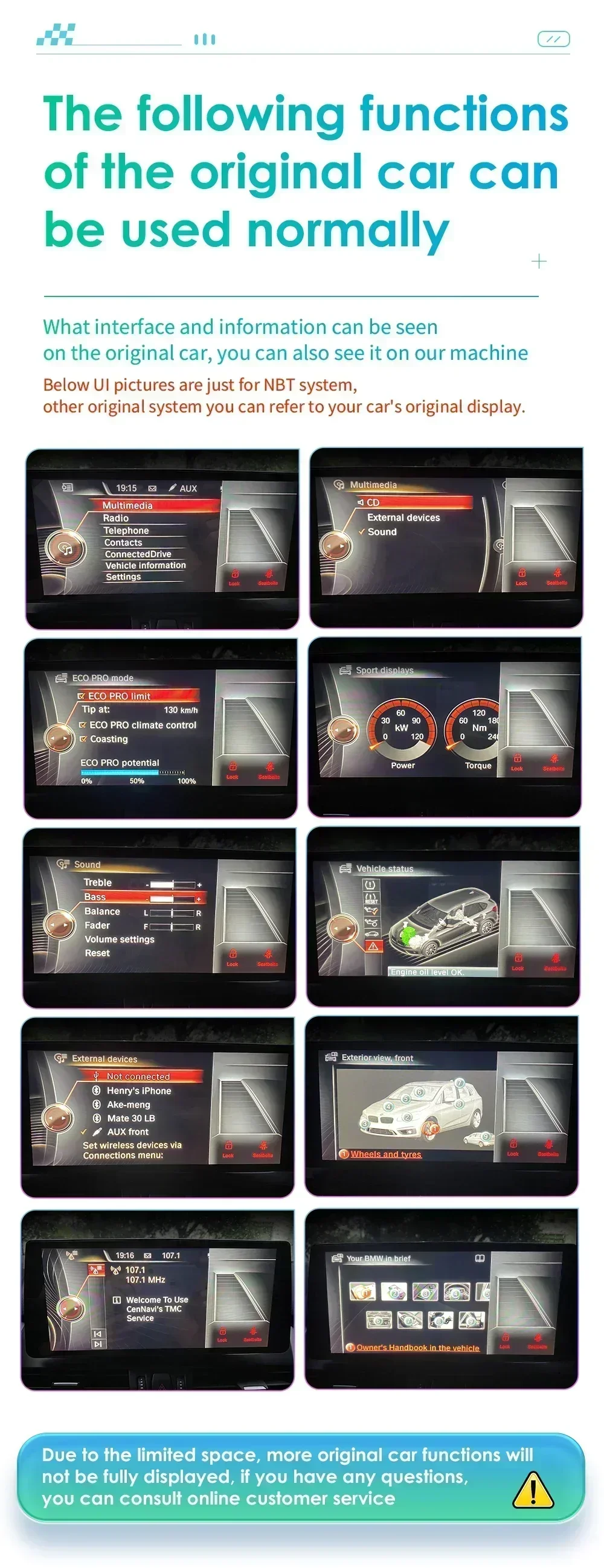 Car Radio Stereo Android Auto for BMW 5 E60 E61 X5 CIC CCC Carplay Car Multimedia for BMW F10 F11 520i 525i 528i NBT Screen