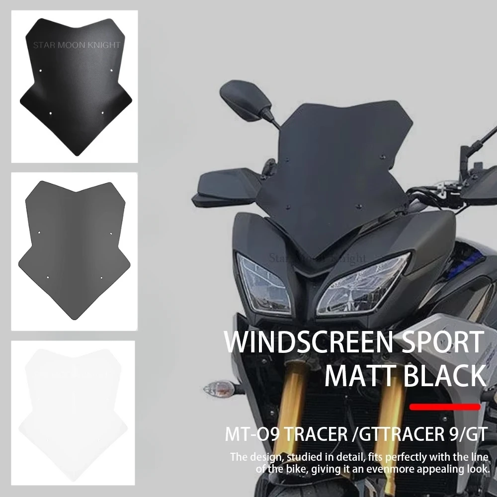 

For YAMAHA MT-09 TRACER / GT 2018-2021 TRACER 9 / GT 2021-2024 Windscreen Windshield Fit Wind Shield Screen Protector Parts