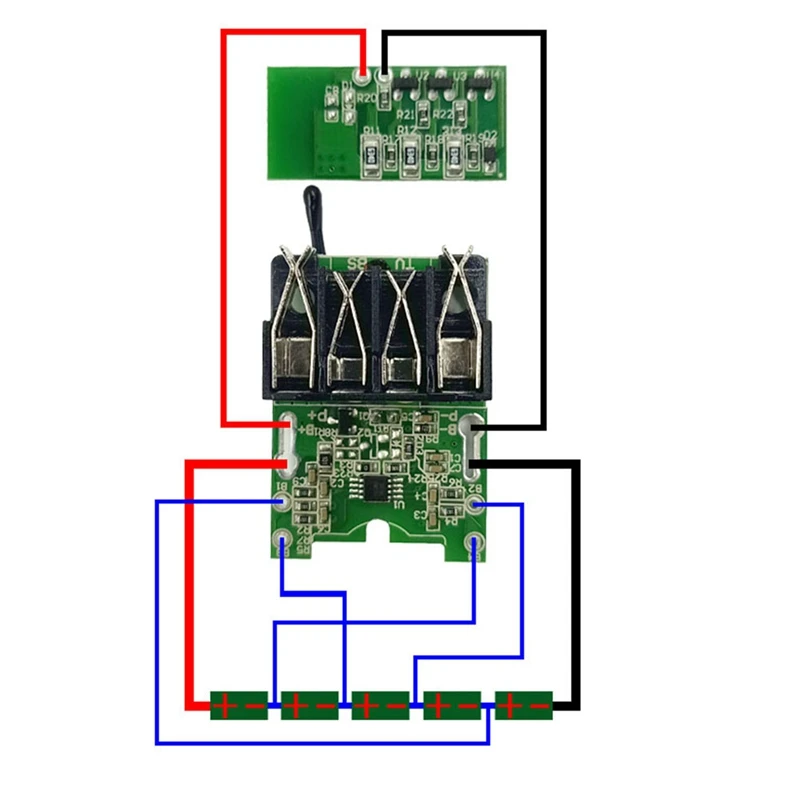 WA3551.1 Li-Ion Battery Case 3.0Ah Sticker PCB Charging Protection Circuit Board For Worx 20V Label WA3551 WA3572 WA3590