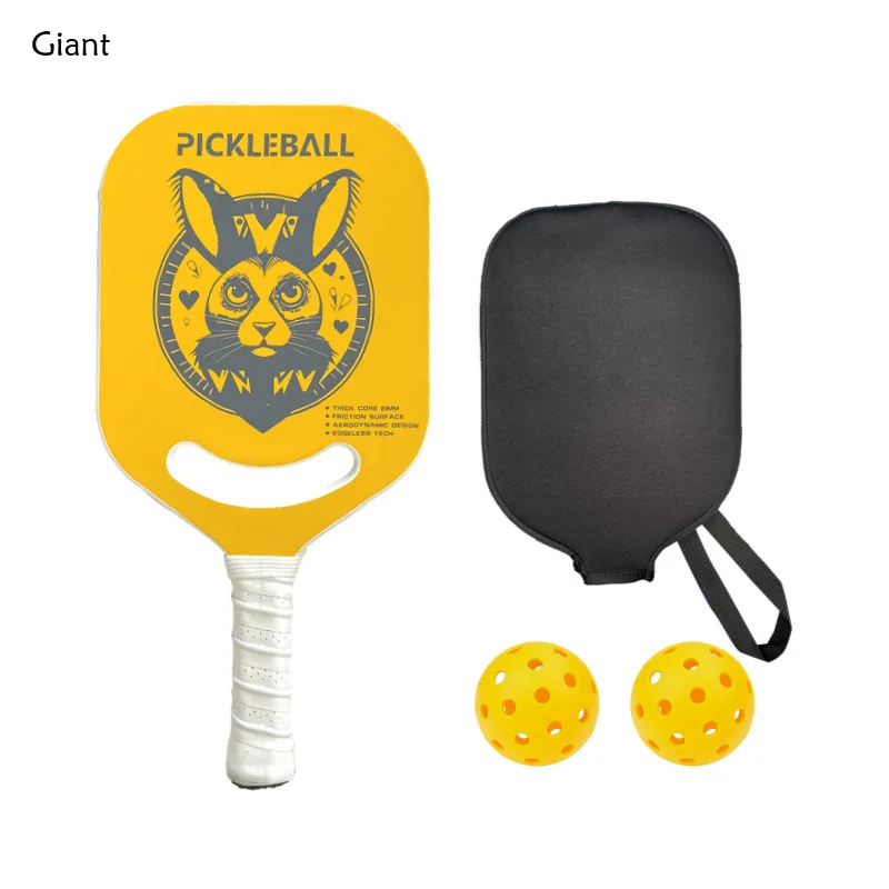 Perforated Carbon Fiber Single Racket Cover/ 1 Bag 2 Balls T700 Carbon Fiber Professional Sports Grade Pickleball Paddle Set