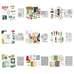 Christmas Handmade Decoration Metal Cutting Dies and Stamps Stencils For DIY Scrapbooking Photo Album Die Cut Embossing Paper