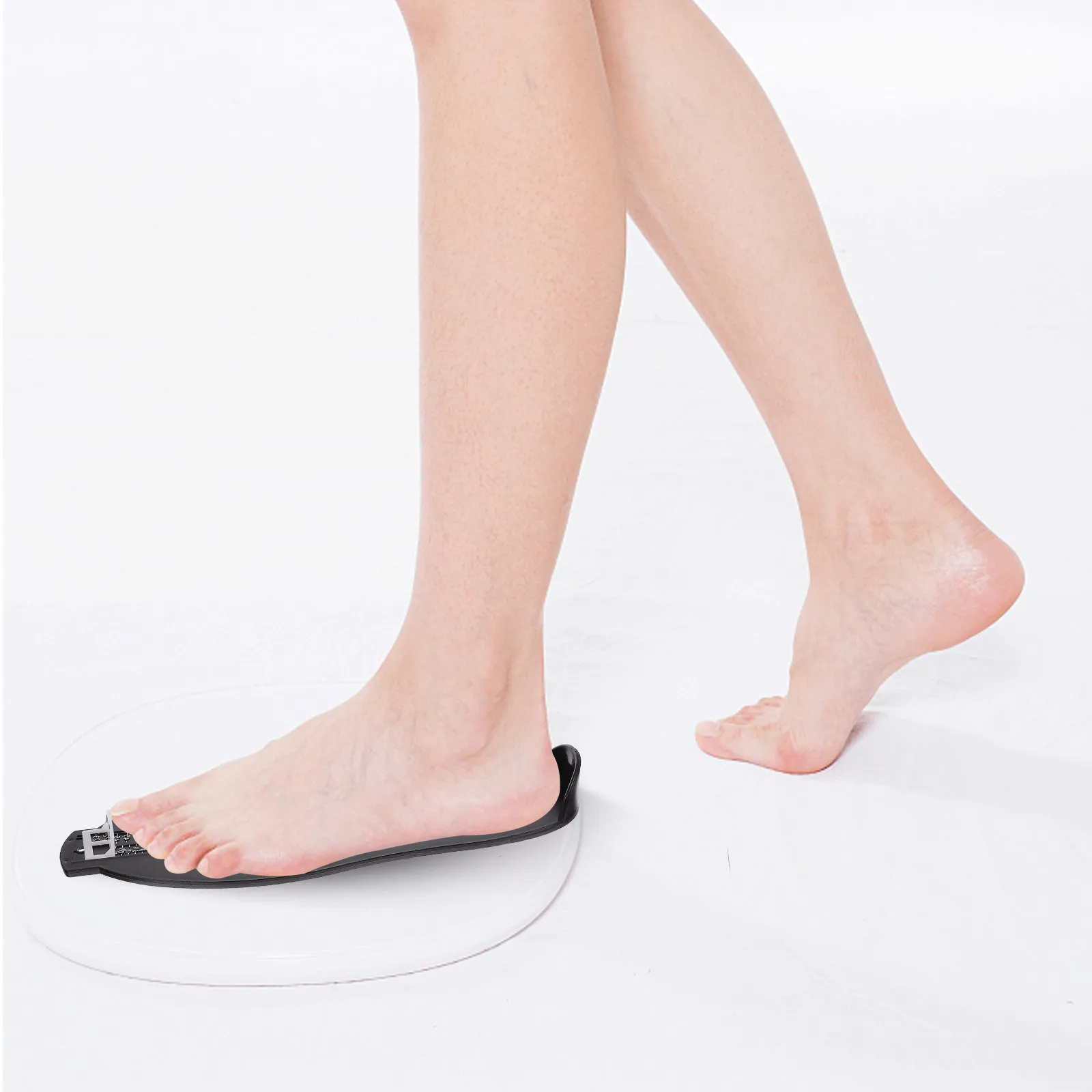 

Набор из 3 измерительных линеек для ног из высококачественного пластика, с четкой шкалой, для взрослых, для определения размера обуви (UK), легкий, для повседневного использования