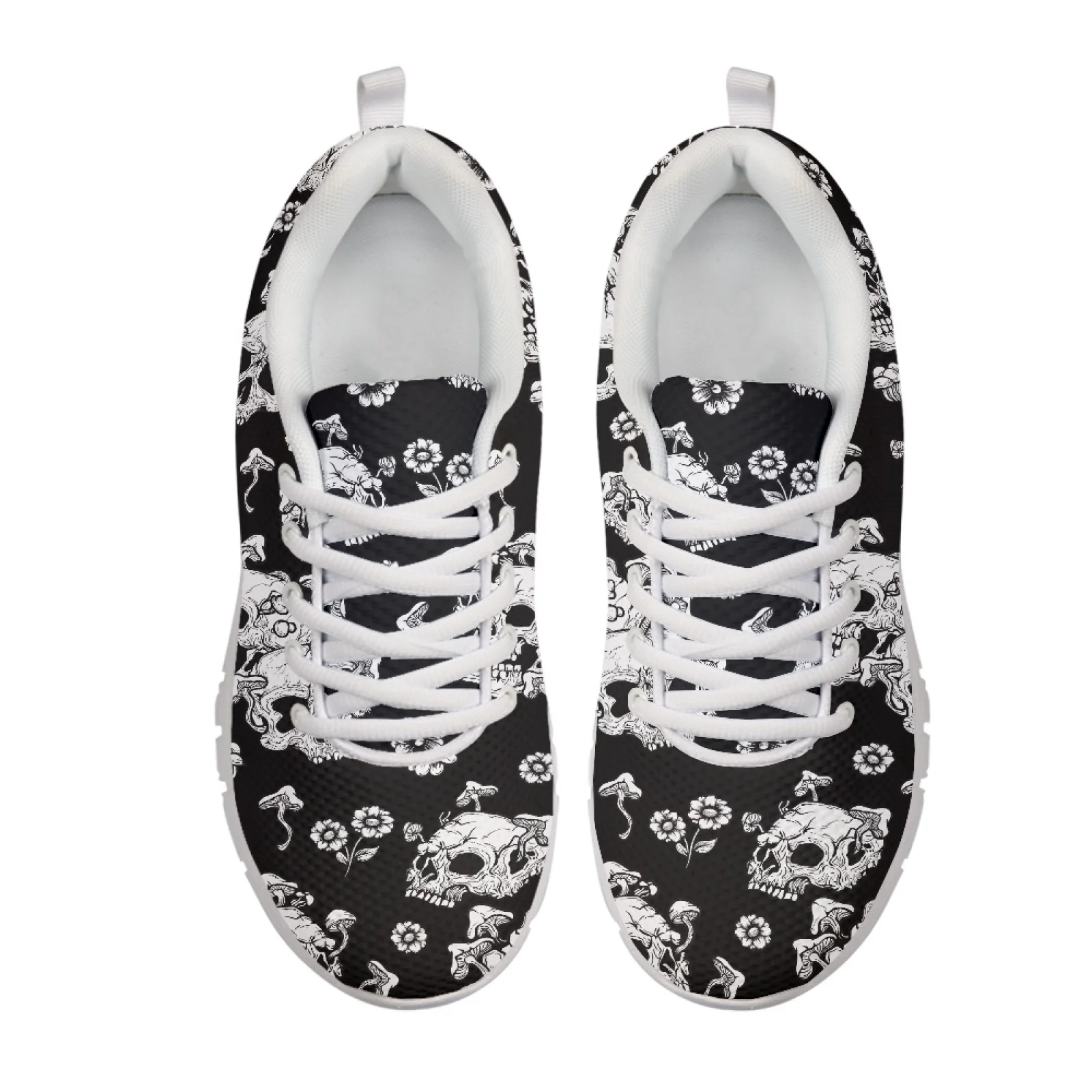 Coloranimal White Skulls 2026 Trending Sports Tennis Shoes Women Sneakers Breathable Sport Sneaker for Womens