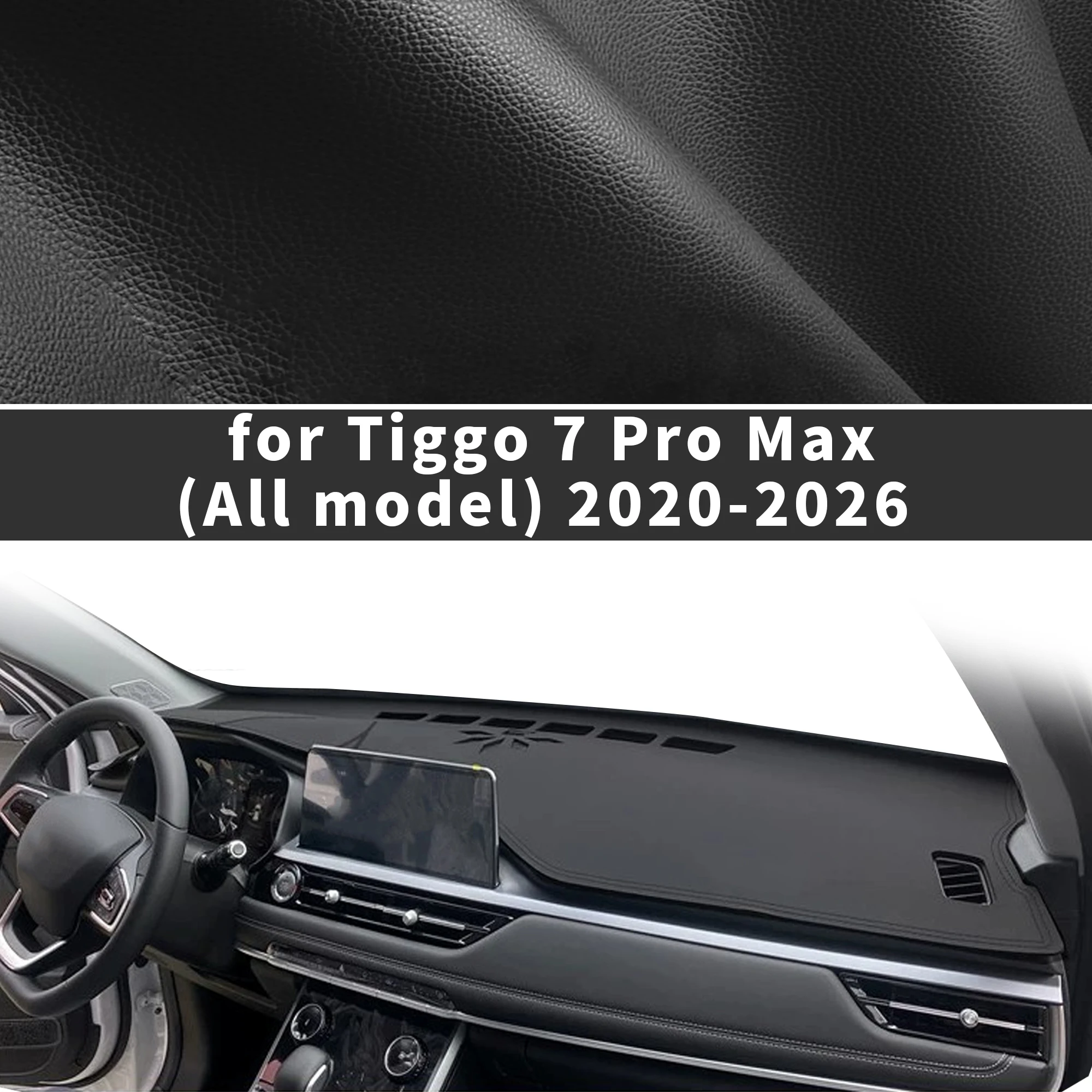 

for Chery Tiggo 7 Pro Max 2020-2026 PHEV Custom fit Dashboard Cover Dash Mat Anti‑Glare Anti‑Reflection Carpet Dash Pad Dashmat