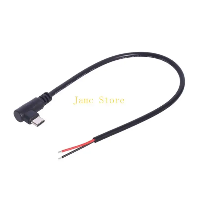 LX0B USB C Bare Wire Cable for Device Power Wire Replacement