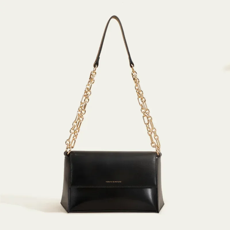 Small Designer Women New Genuine Leather Underarm Bag Female Chain Shoulder Bags Ladies Handbags Pursers Square Bento Bag