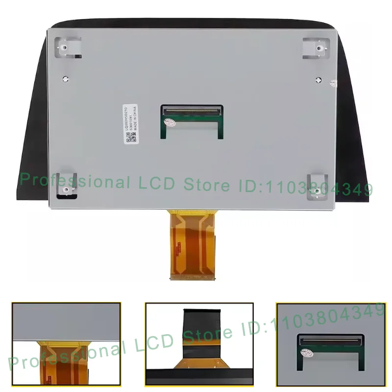 Original 8 inch New LQ080Y5DZ10 LQ080Y5DZ06 LCD Display Touch Screen Assembly Suitable For Car DVD GPS Navigation LCD Monitor