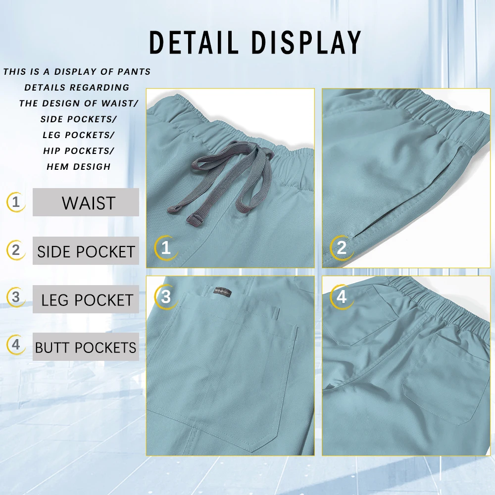 Scrub Clothing Women Beauty SPA Workwear Dentistry Pet Clinic Store Work Clothes High-quality Clinical Surgical Set Medical Suit