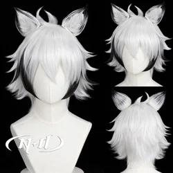 ND Von Lycaon Cosplay Wigs Game Zenless Zone Zero ZZZ Cosplay Hair Wigs for Comic Con Coser Halloween Party Synthetic Kanekalon