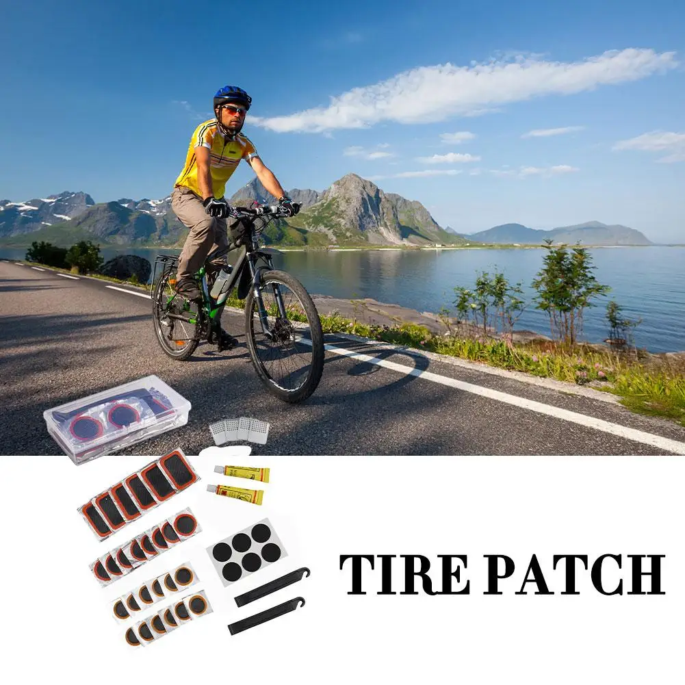 Portable Bicycle Tire Repair Kits Tools Cycling Inner Tube Patching Tyre Filler Glue Free Cold Patch Sealant Fix Tirekit