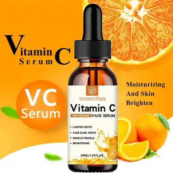 Vitamin C Facial Essence Contains Hyaluronic Acid Dark Spot Remover Moisturizing Repair…