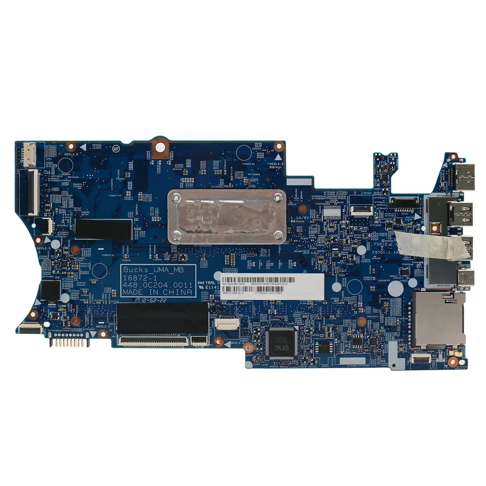 Imagem -02 - Placa-mãe para Laptop para hp Pavilion Placa-mãe com i3 i5 i7 Cpu Uma 168721 16903-1 923689601 14-ba 923689-601