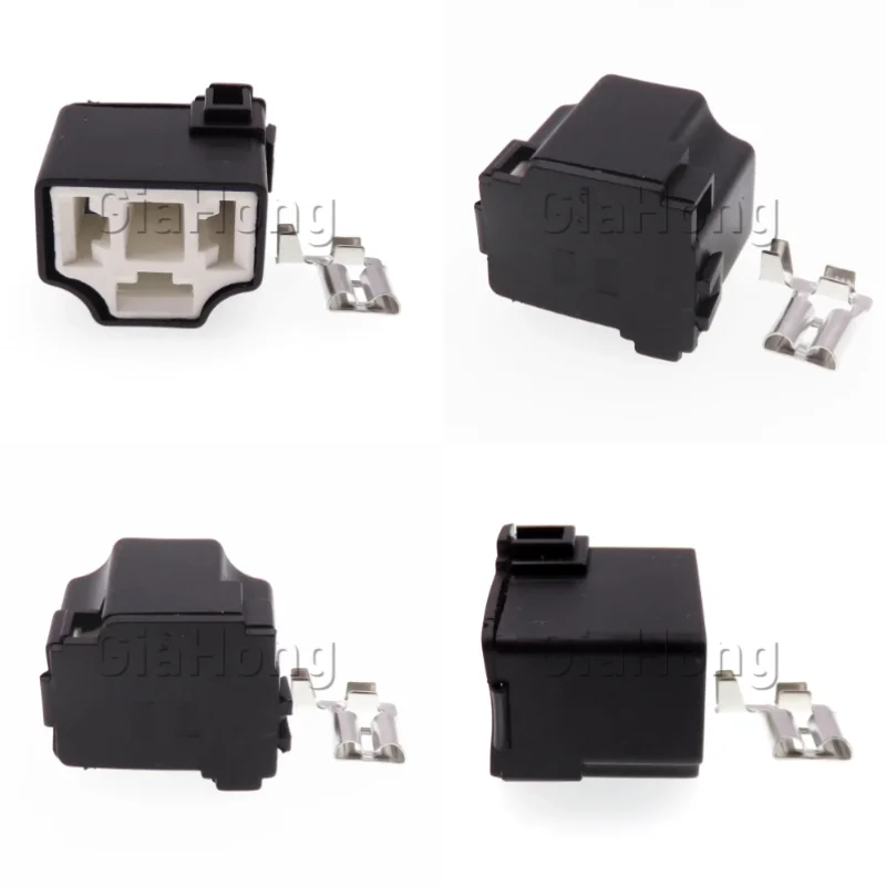1 Set 3 Ways AC Assembly Parts H4-2B Ceramic Car Connector For VW Santana 2000 H4 Auto Light Lamp Holder Socket Lamp Plug