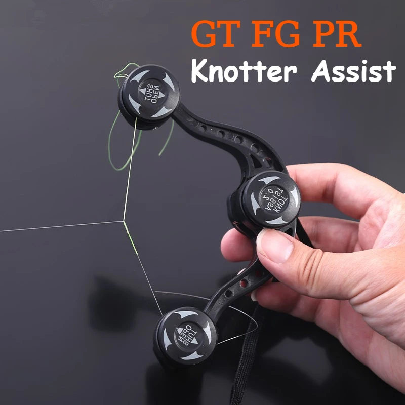 GT FG PR Knotter مساعدة الصيد أداة آلة العقد بكرة اللفاف خط زعيم اتصال سلك عقدة أداة الصيد الملحقات #2