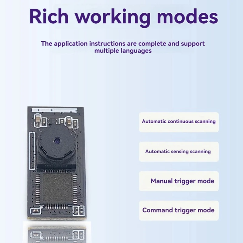 Picture 3: GM808 Scanner Module Barcode QR Code Reading Module Micro-Scanning Module Rolling Shutter Scanner-ABFT