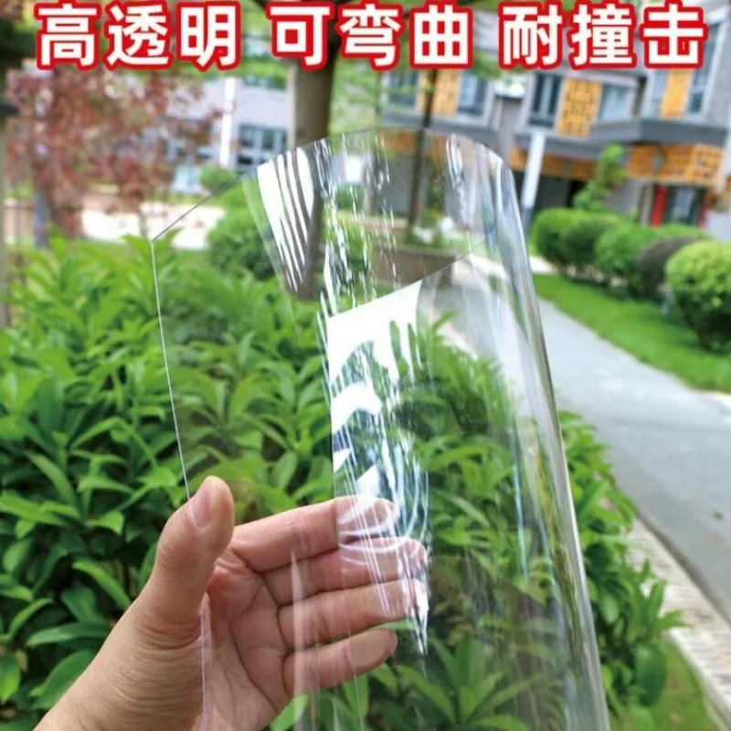 

2-10pcs PVC Plate 0.3-10mm Thick High Transparent Hard Plastic Sheet DIY Material 100x100 200x300mm