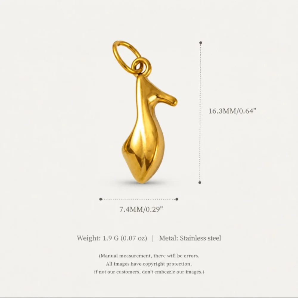 316 Edelstahl Wasserdicht Farbbeständig Frisch Und Niedlich Beliebte Rose Schleife DIY Anhänger Charms Schmuckherstellung – Detail 5