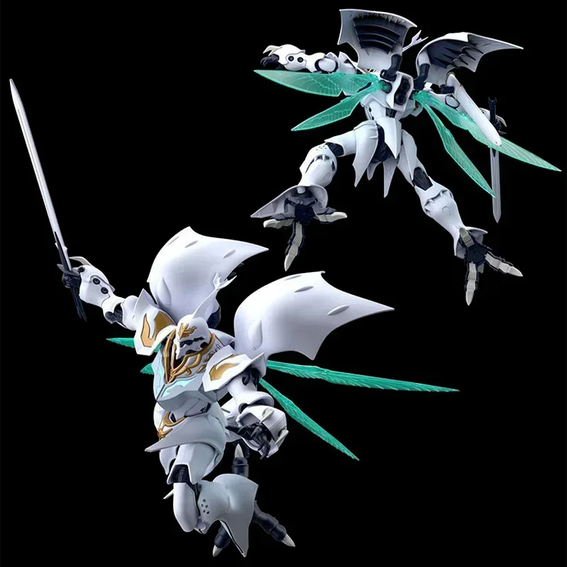 ในสต็อกของแท้ Bandai HG 1/72 Jihad Shideng Pa Aura Battler Dunbine ประกอบอะนิเมะ Action Figure ของเล่นสะสมของขวัญ