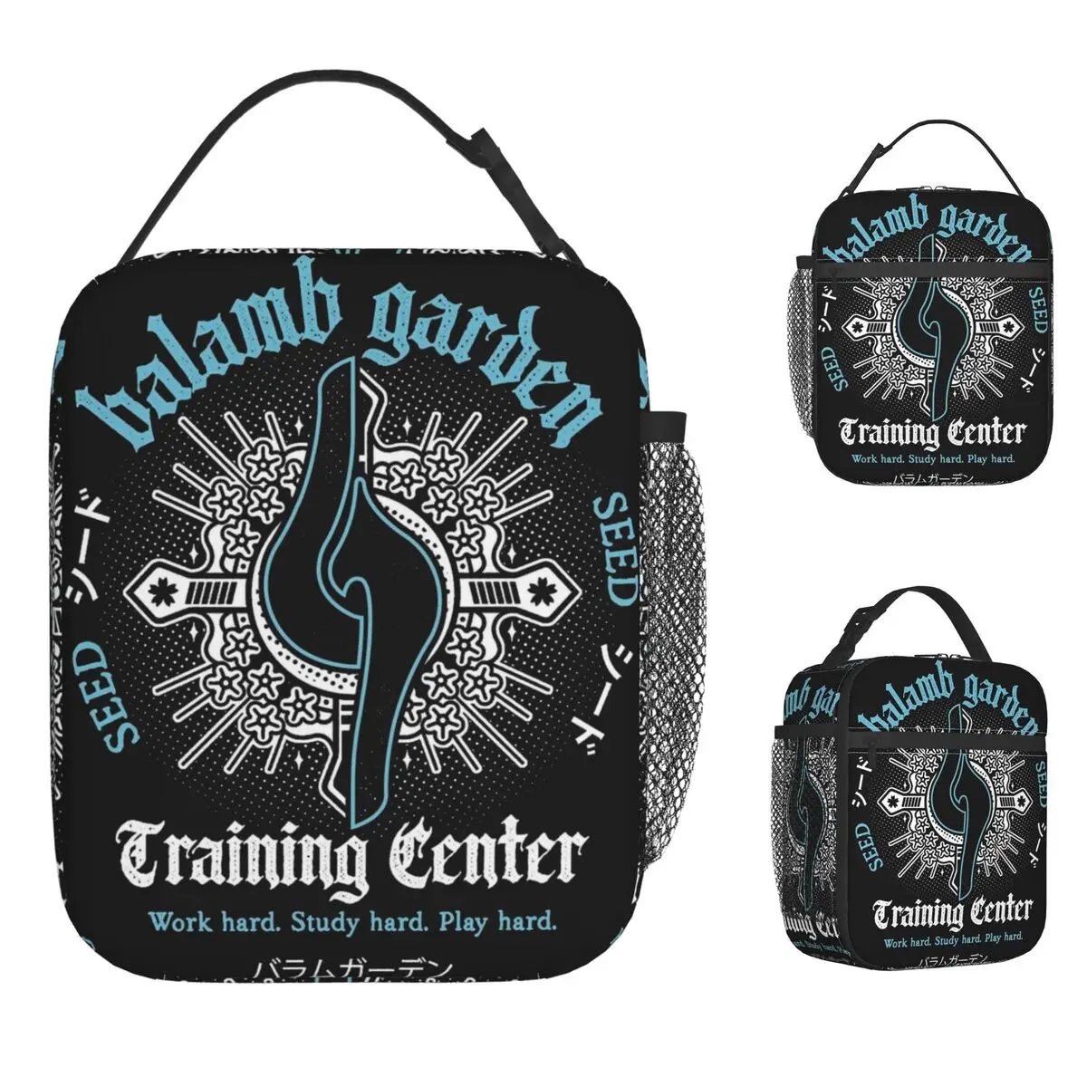 

Balamb Garden Training Center Emblem Lunch Bag Casual Office Cooler Bag Portable Insulated Oxford Tote Food Bags