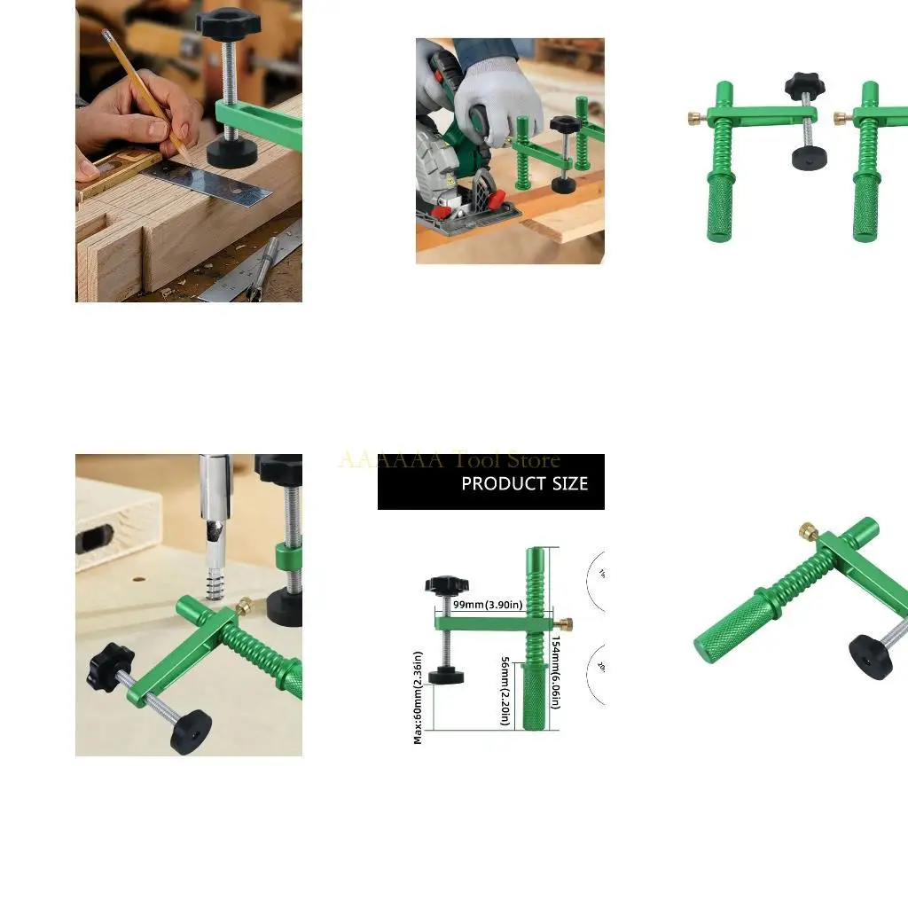 

A2BE Benches Dog Clamp Aluminum Dog Hole Clamp Adjustable Benches Desktop Clip 19/20mm