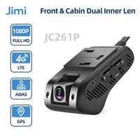 Jimi JC261P 4G Car Camera With ADAS Live Stream HD Dual Cameras GPS Tracking Wifi Hotspot Multiple Alarms DVR Dash Cam Free APP
