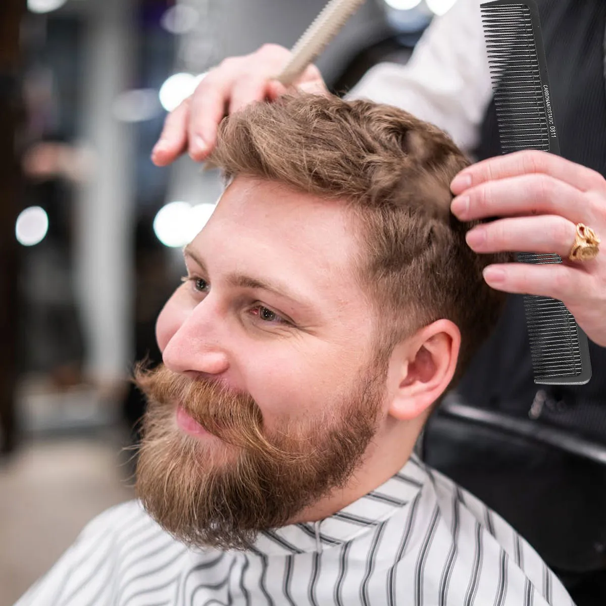 

Набор из 10 расчесок с частыми зубьями и выгнутым кончиком, многофункциональный инструмент для укладки волос для дома и салона, улучшает качество волос, удобен в использовании